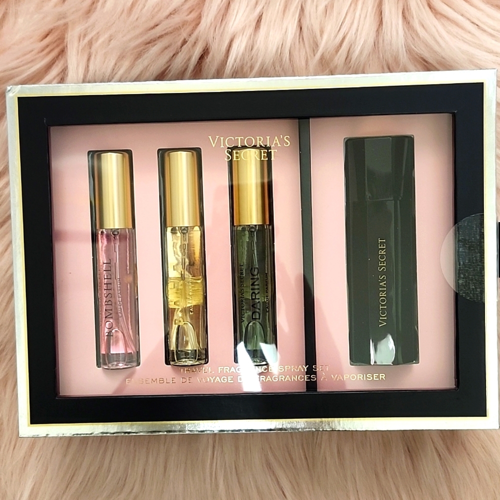 Brand New Victoria's Secret TRAVEL FRAGRANCE SPRAY SET